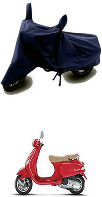 ZTech Two Wheeler Cover for Universal For Bike(Vespa LX, Blue)
