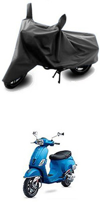 ZTech Two Wheeler Cover for Universal For Bike(Vespa SXL, Grey)