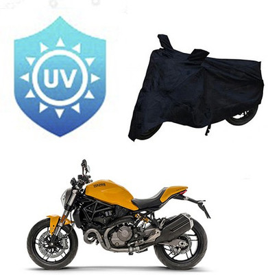 MMSSTAR Waterproof Two Wheeler Cover for Ducati(Monster 821, Black)
