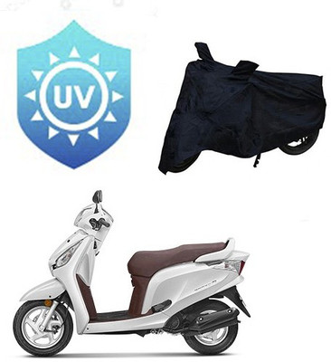 Mdstar Waterproof Two Wheeler Cover for Honda(Aviator, Black)