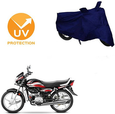 Motoren Waterproof Two Wheeler Cover for Hero(CD deluxe, Blue)