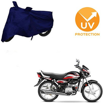 Motoren Waterproof Two Wheeler Cover for Hero(CD deluxe, Blue)