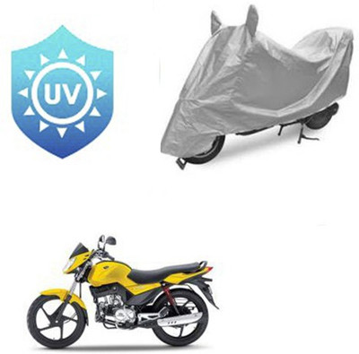 RPSENTTERPR Waterproof Two Wheeler Cover for Mahindra(Stallio, Silver)