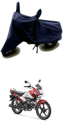 Toy Ville Two Wheeler Cover for Hero(Splendor I Smart, Blue)