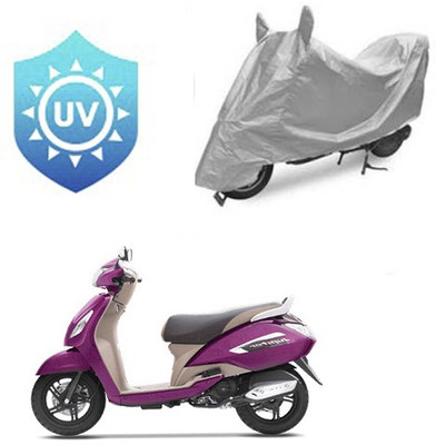 RPSENTTERPR Waterproof Two Wheeler Cover for TVS(Jupiter, Silver)