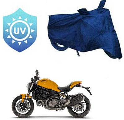 RPSENTTERPR Waterproof Two Wheeler Cover for Ducati(Monster 821, Blue)