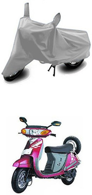 ZTech Two Wheeler Cover for Kinetic(Silver)