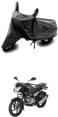 Toy Ville Two Wheeler Cover for Bajaj(Pulsar 135 LS DTS-i, Grey)