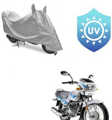 RPSENTTERPR Waterproof Two Wheeler Cover for TVS(Victor GLX, Silver)