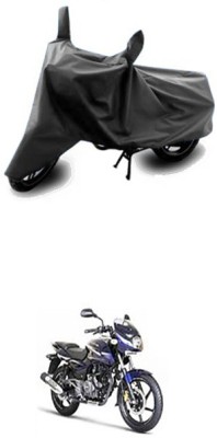 Toy Ville Two Wheeler Cover for Bajaj(Pulsar 180 DTS-i, Grey)