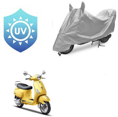 RPSENTTERPR Waterproof Two Wheeler Cover for Piaggio(Vespa SXL, Silver)