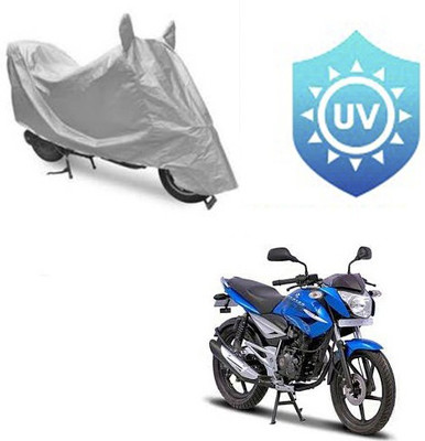 RPSENTTERPR Waterproof Two Wheeler Cover for Bajaj(XCD 125cc, Silver)