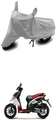 Toy Ville Two Wheeler Cover for Aprilia(SR 125, Silver)