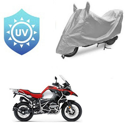 saanvi Waterproof Two Wheeler Cover for BMW(R 1200 GS, Silver)
