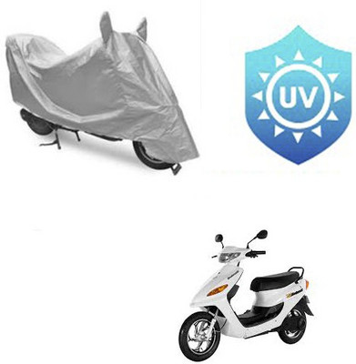 RPSENTTERPR Waterproof Two Wheeler Cover for Indus(Yo Electron, Silver)