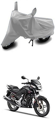ZTech Two Wheeler Cover for Hero(CBZ, Silver)