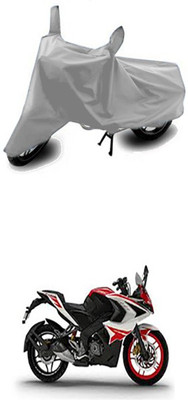 ZTech Two Wheeler Cover for Bajaj(Pulsar RS 200, Silver)