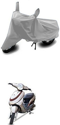 ZTech Two Wheeler Cover for Hero(Silver)