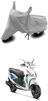 ZTech Two Wheeler Cover for Hero(Pleasure, Silver)