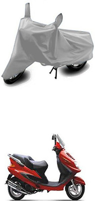 ZTech Two Wheeler Cover for Kinetic(Silver)
