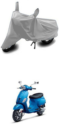 ZTech Two Wheeler Cover for Universal For Bike(Vespa VXL, Silver)