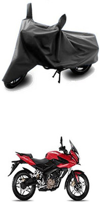 Toy Ville Two Wheeler Cover for Bajaj(Pulsar AS 150, Grey)