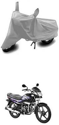 Toy Ville Two Wheeler Cover for Hero(Super Splendor, Silver)