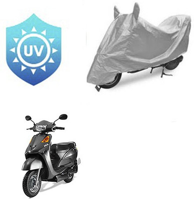RPSENTTERPR Waterproof Two Wheeler Cover for Indus(Yo Spark, Silver)