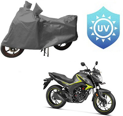 RPSENTTERPR Waterproof Two Wheeler Cover for Honda(CB Hornet 160, Grey)