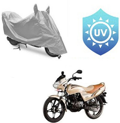 SRENTERPRISES Two Wheeler Cover for LML(Freedom, Silver)