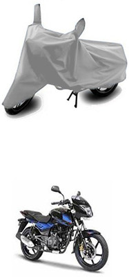Toy Ville Two Wheeler Cover for Bajaj(Pulsar 150 DTS-i, Silver)
