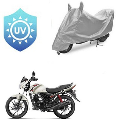 SRENTERPRISES Two Wheeler Cover for Suzuki(Sling Shot Plus, Silver)