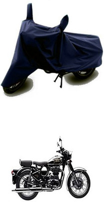 ZTech Two Wheeler Cover for Royal Enfield(Classic Chrome, Blue)