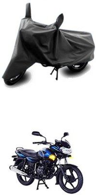 Toy Ville Two Wheeler Cover for Bajaj(Discover 125 DTS-i, Grey)