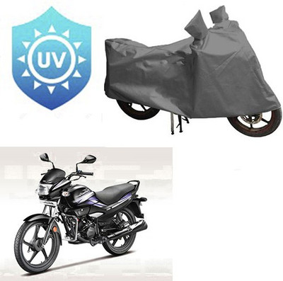 RPSENTTERPR Waterproof Two Wheeler Cover for Hero(Super Splendor, Grey)