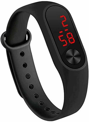 SAANVI CREATION Digital Watch| Latest Red LED Illuminated Display Digital Black Digital Watch For Men & Women SC_LED Black-M2 Digital Watch  - For Boys & Girls