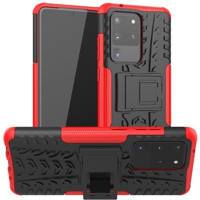MOBIRUSH Back Cover for Samsung Galaxy S20 Ultra(Red, Rugged Armor, Pack of: 1)