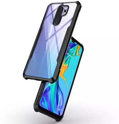 SHINESTAR. Back Cover for Poco M2(Black, Pack of: 1)