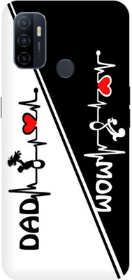 Vaultart Back Cover for Oppo A53(Multicolor, Dual Protection, Silicon)