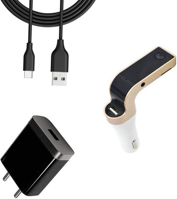 SARVIN Wall Charger Accessory Combo for Realme 6 Pro(Multicolor)