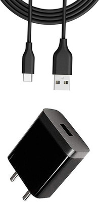 DAKRON Wall Charger Accessory Combo for Vivo V20 SE(Black)
