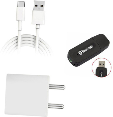 DAKRON Wall Charger Accessory Combo for Realme 7(White)