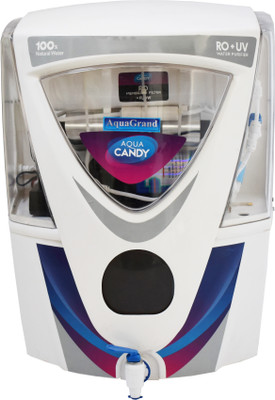 Aquagrand Red Candy Model + ro + uv + uf + TDS Controller 15 L RO + UV + UF + TDS Water Purifier (Multicolor)