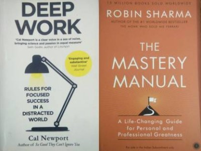Combo Of Deep Work & The Mastery Manual(Cal Newport,, Robin Sharma), Combo Of Deep Work, The Mastery Manual (Paperback, Cal Newport, Robin Sharma)