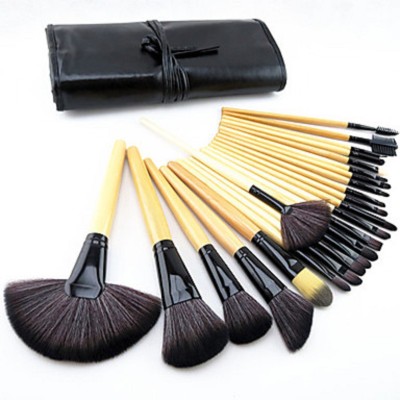 SHAGGY Professional Makeup Brush Set & Leather pouch(Pack of 24)