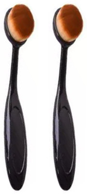 EverGlam New Make Up Foundation Powder Concealer Oval Blending Brush (Pack of 2)(Pack of 2)