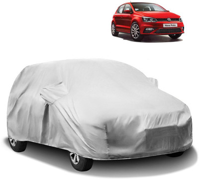AutoRetail Car Cover For Volkswagen Polo (With Mirror Pockets)(Silver)