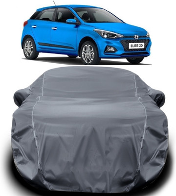 V VINTON Car Cover For Hyundai i20 (With Mirror Pockets)(Grey)