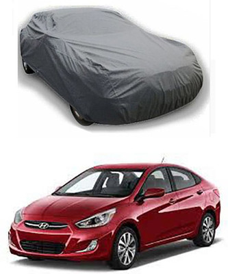 Gromaa Car Cover For Hyundai Accent (Without Mirror Pockets)(Grey)