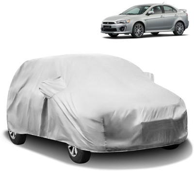 AutoRetail Car Cover For Mitsubishi Lancer (With Mirror Pockets)(Silver)